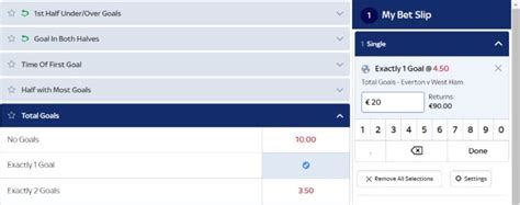 Exact Goals Betting Market Explained – What It Means.